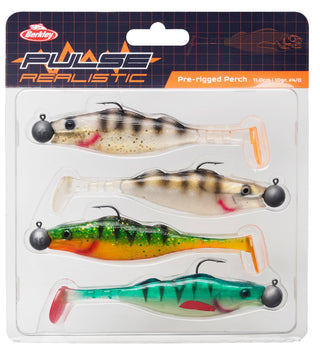 Berkley Pulse Realistic Perch Prerigged 7cm 7g 4 Pce