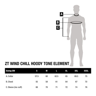 Nash ZT Wind Chill Hoody Two Tone Element