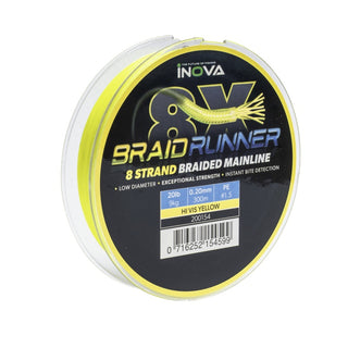 INOVA Braid Runner 8 Strand  Hi-Viz Yellow 300m