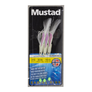 Mustad Sabiki Luminous Hokkai Rig 3/0