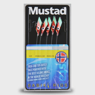 Mustad Sabiki Red Piscator Rig SZ6