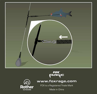 Fox Rage Predator Kwik Change Paternoster Trace 30cm Barbed