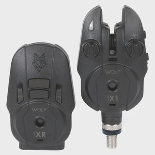 Wolf X1 2 Rod Bite Alarm Set & XR Hubb