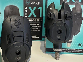 Wolf X1 2 Rod Bite Alarm Set & XR Hubb